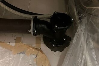 配管工事（排水管継手取替）のイメージ